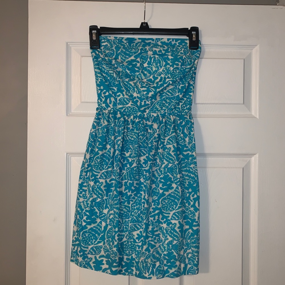 LILLY PULITZER STRAPLESS SUNDRESS